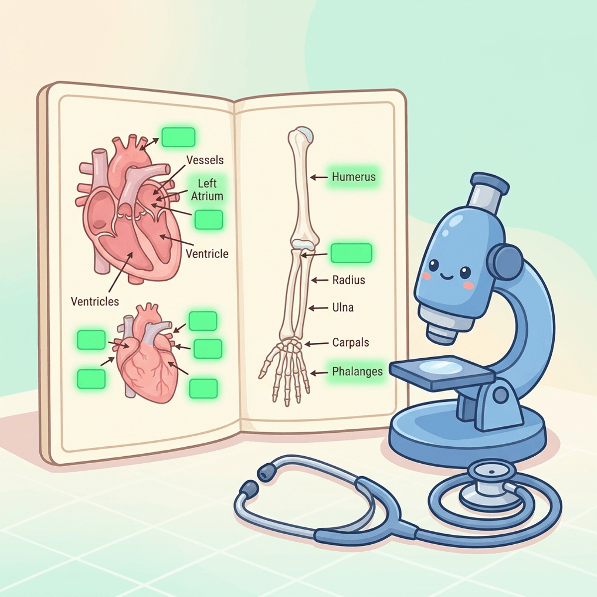 Image Occlusion Flashcards for Anatomy: Visual Recall Guide | Floww Medical Learning